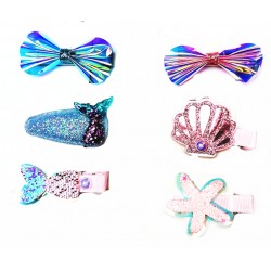 HA4203-Mermaid Hair Barrettes Set 